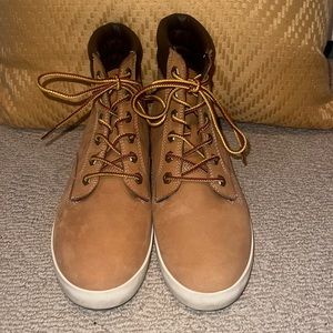Beige Timberland Boots